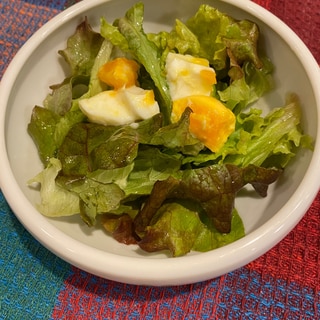 シンプル☆レタスと卵のサラダ
